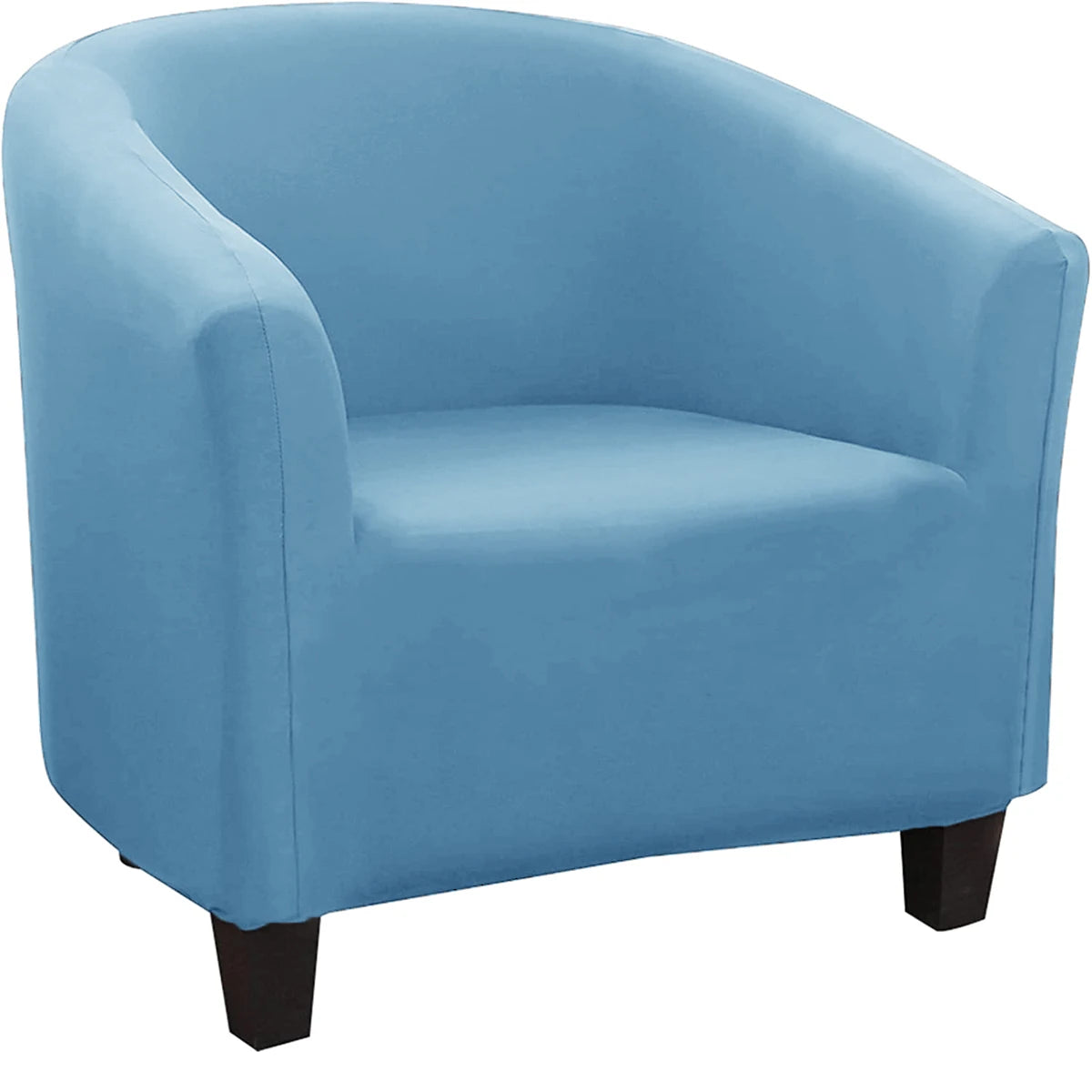 Stretch Club Chair Slipcover Spandex Barrel Chair Covers Printed Tub Living Room Armchair Covers Furniture Protector Sofa Cover
