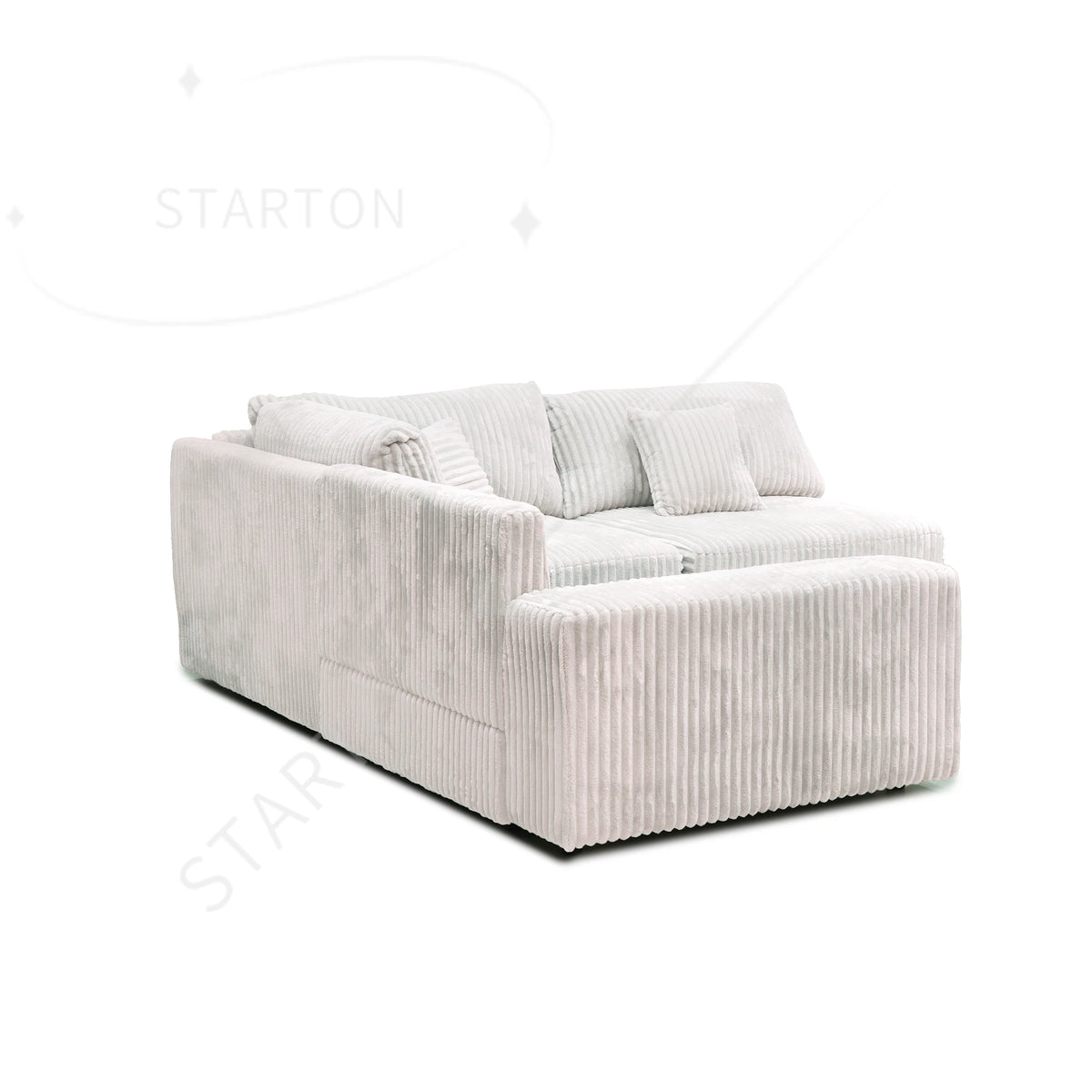 ATUNUS USA Showroom in Stock Sofa American Classic Living Room Furniture Corduroy Modular Sectional Couch Sofa Sets