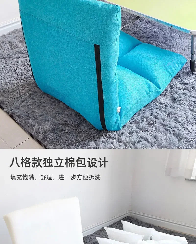 Floating Window Chair Lazy Person Sofa Single Person Tatami Bedroom Balcony Dormitory Small Bed Backrest Chair Folding