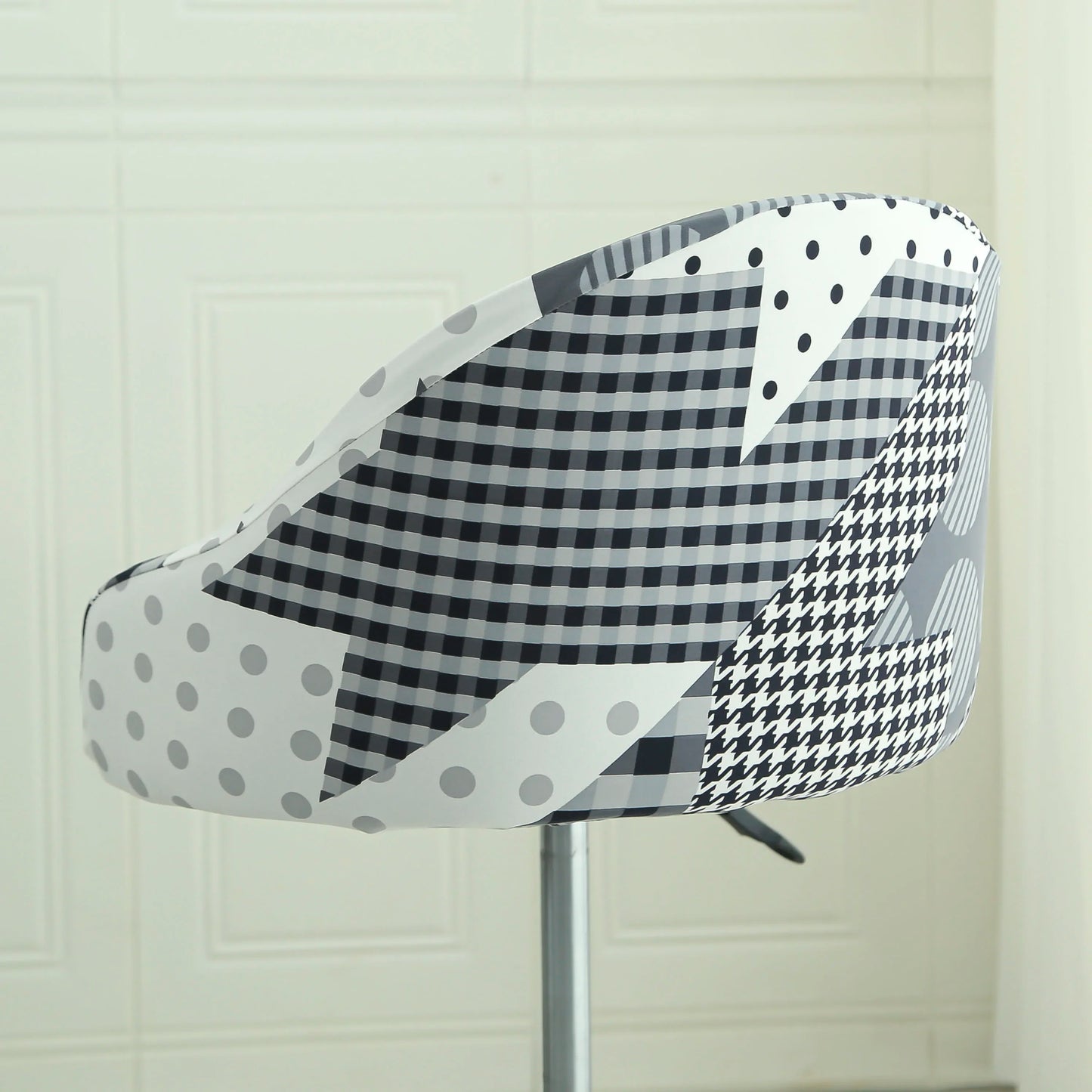 1PC Semi-Circular Universal Wear-Resistant Chair Cover Chair Cover Dust-proof Elastic Restaurant Hotel Dining Chair Cover 의자 커버