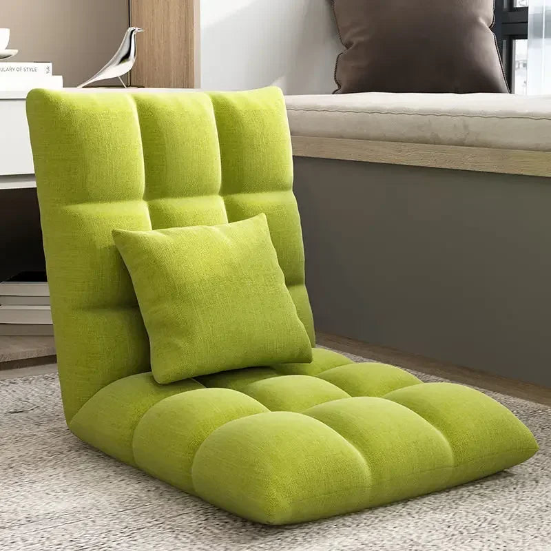 Floating Window Chair Lazy Person Sofa Single Person Tatami Bedroom Balcony Dormitory Small Bed Backrest Chair Folding
