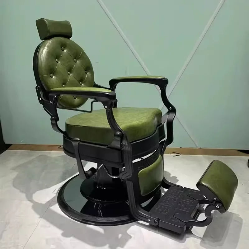 HT hairdressing special large chair barber shop hair cutting retro chair