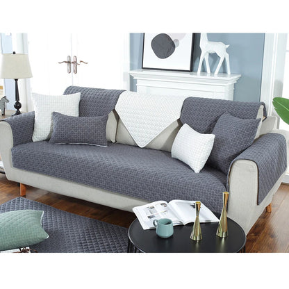 1. 2, 3, 4 Seat Sofa Covers, Sofa Covers, Plaid, Pet Dog Sofa Mats, Living Room Furniture Protective Covers