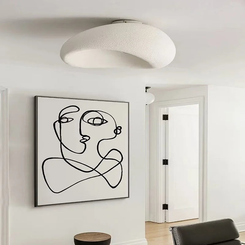 Wabi-Sabi Ceiling Light Modern Japanese Nordic Bedroom Lamp