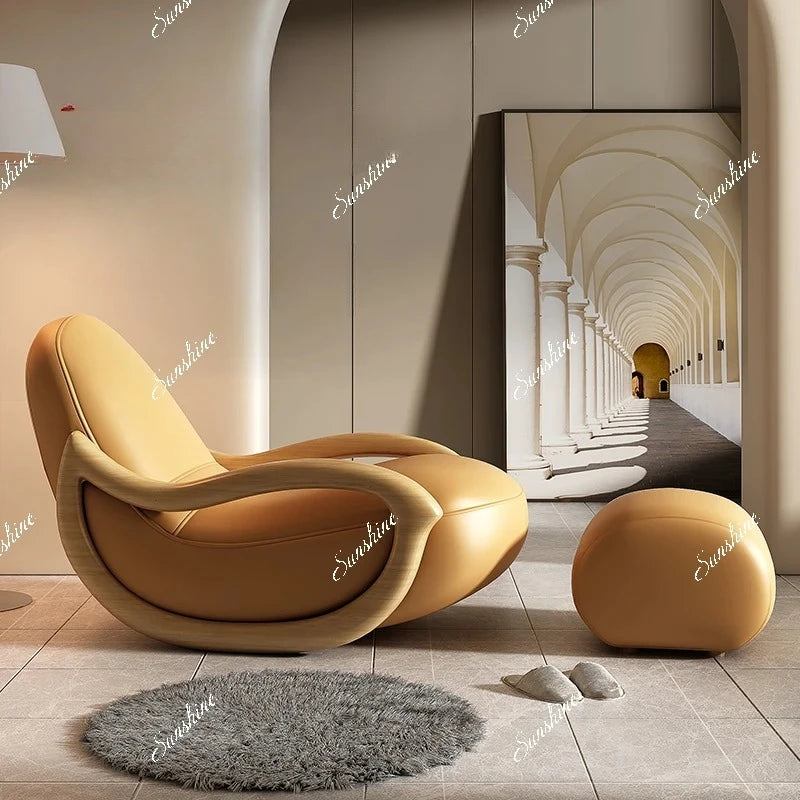 Balcony Home Living Room Simple Leisure Chair Adults can sleep or lie down