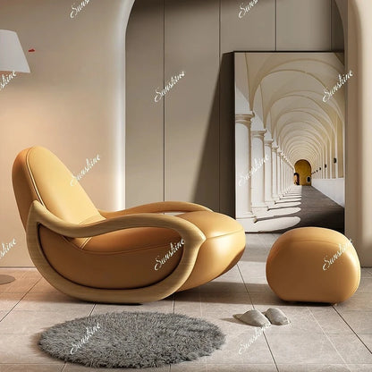 Balcony Home Living Room Simple Leisure Chair Adults can sleep or lie down
