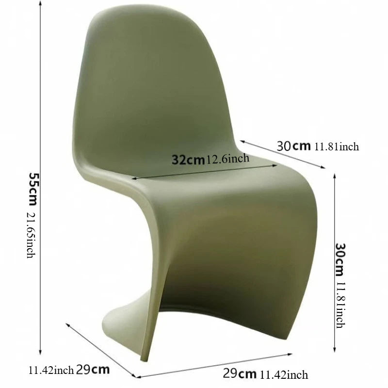 Celebrity Dining Tables and Chairs, Nordic Dining Chairs, Designers Can Stack Chairs, Backrests, Makeup Stool Trending Design