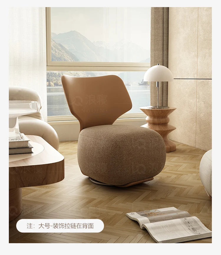 European Comfort Living Room Chairs Swivel Nordic Single Comfy Lounge Chairs Adult Bedroom Relaxing Sillas De Sala Furniture