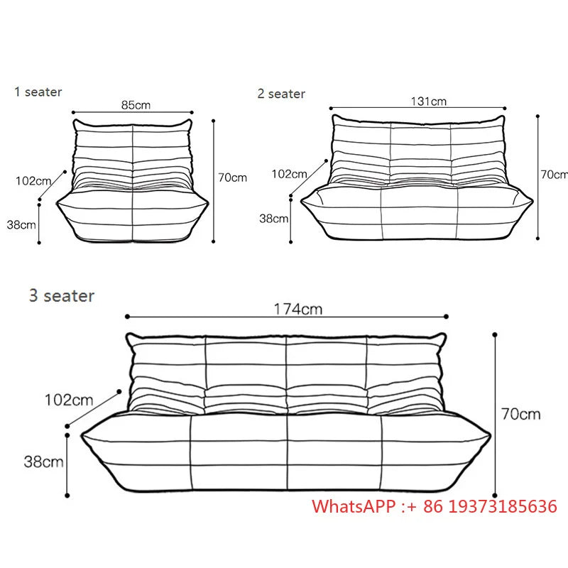 Free Shipping Chair Nordic Style Couch Comfy Minimalist Living Room Tatami Sofa Relax Lazy Sofa Floor Sofa Couch