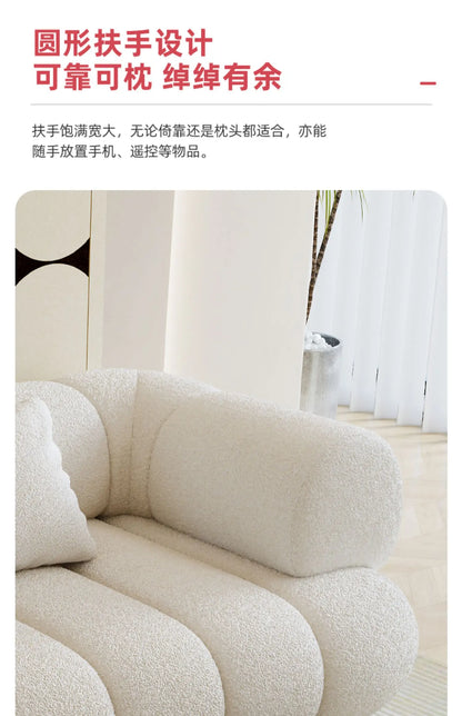White Velvet Togo Sofa Replica Home Salon Modern Couch Nordic Style Living Room Sofa Puffs Szafki Do Salonu Replica Furniture