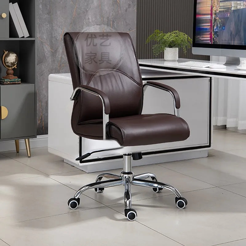 Office chair comfortable sedentary computer boss meeting rotating lift staff chair