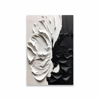 Large Black and White Abstract Poster Abstract Texture Prints Canvas Painting Modern Bedroom Canvas Painting Home Room Decor