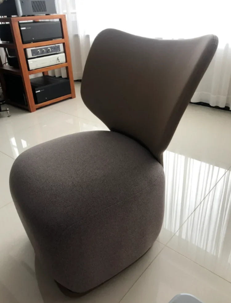 Luxury Fabric Living Room Chair Coffee Shop Living Room Lounges Chair Bedroom Sofa Furniture Low Stool Balcony Leisure Chair t