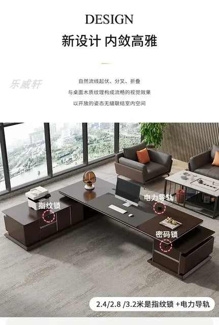 Aesthetic Executive Office Executive Desk Reading Minimalist Table Computer Tables Coffee Reception Tavolino Hotel Furniture