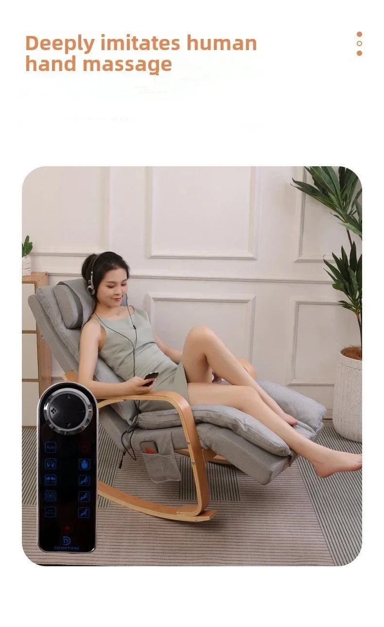 Newly Upgraded Multifunctional Massage Chair with Roller Heating and Vibration Full Body Massage Lounge Chair Recliner Chair
