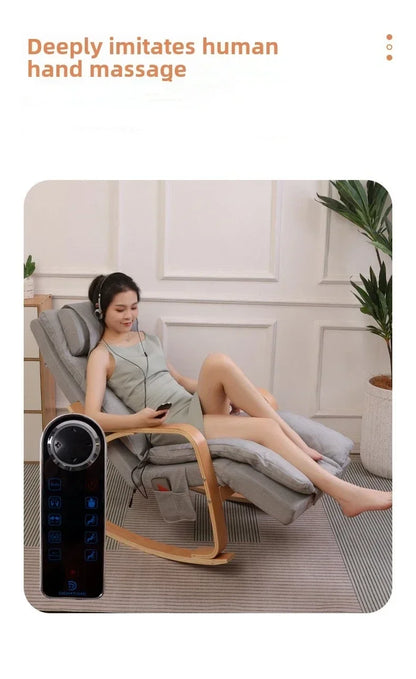 Newly Upgraded Multifunctional Massage Chair with Roller Heating and Vibration Full Body Massage Lounge Chair Recliner Chair
