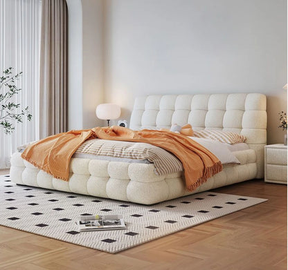Luxury Modern Bedroom Furniture Storage Multifunctional Leather Fabric king Size Wood Beds