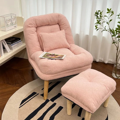 Sofa reclining small sofa single nap leisure chair bedroom reading recliner household simple lazy sofa