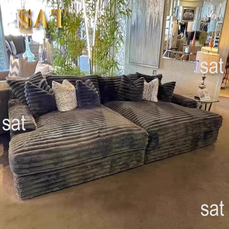 #e forDesign Filler Living Room Sofas European Beige Luxury Floor Compressed Sofas Puffs Recliner Modern Divani Soggiorno Furnit