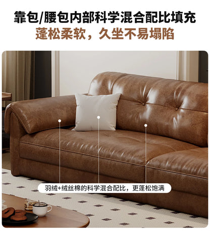 Leather Corner Living Room Sofas Armchair Minimalist Lazy Lounge Living Room Sofas Hallway Designer Muebles Postmodern Furniture