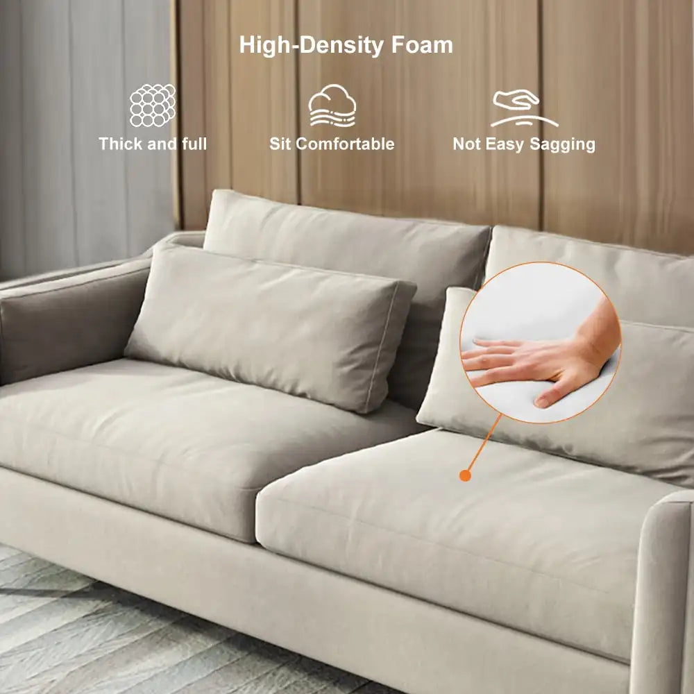 Modern Living Room Sofas Sets Sectional Couch Velvet Upholstered Loveseat Sofa 3 Pieces Italian Sectional Sofa Chair furniture