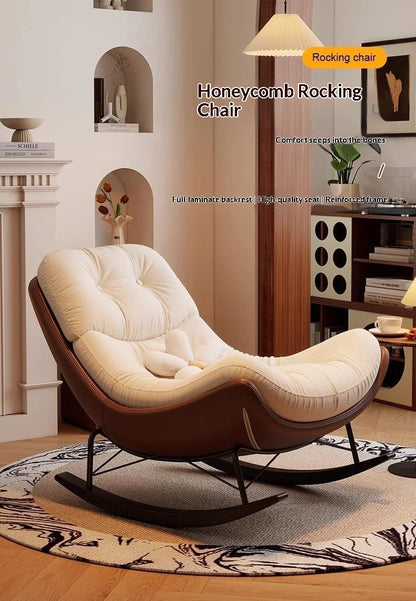 Rocking Recliner Chair Adult Lazy Lounge Chair Relaxing Armchair Luxury Designer Balcony Living Room Zero Gravity Chair Home Use