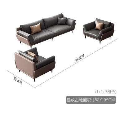CP office sofa coffee table combination simple modern business rest reception