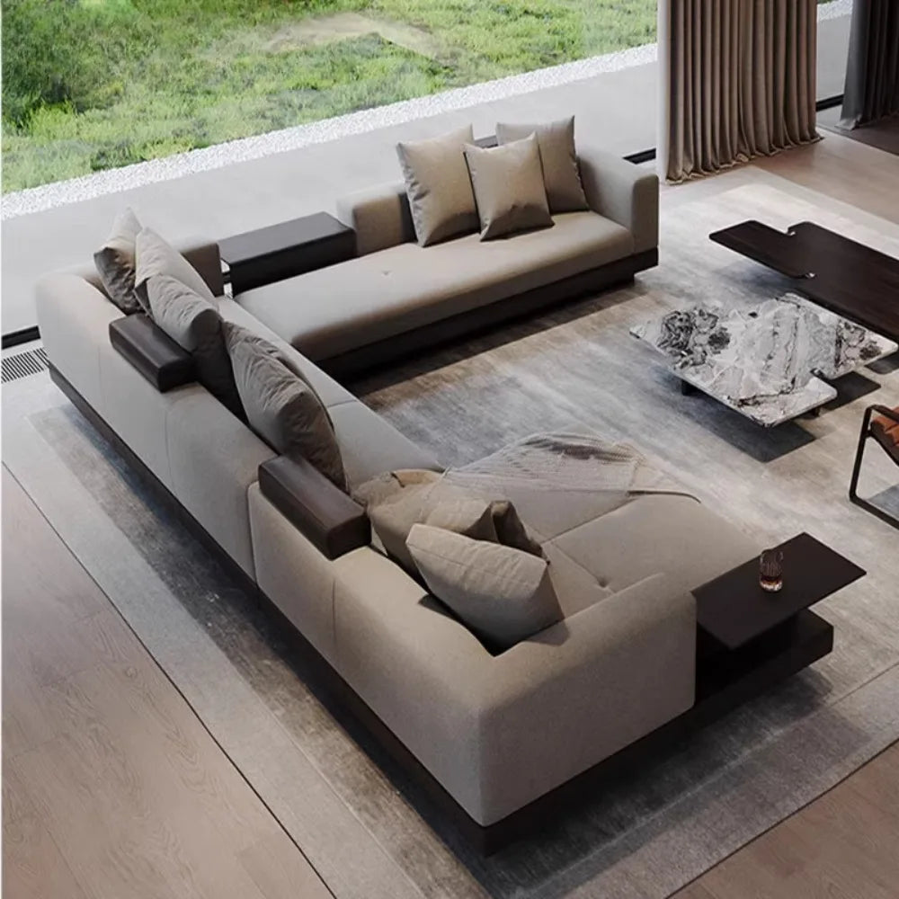 Designer Luxury Living Room Sofas Italian Minimalist Comfortable Reclining Sofa Relaxing Corner Woonkamer Banken Furnitures