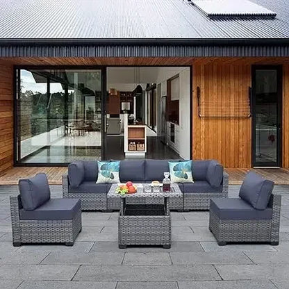 Patio Furniture Set Outdoor Conversation Set Sofa Garden