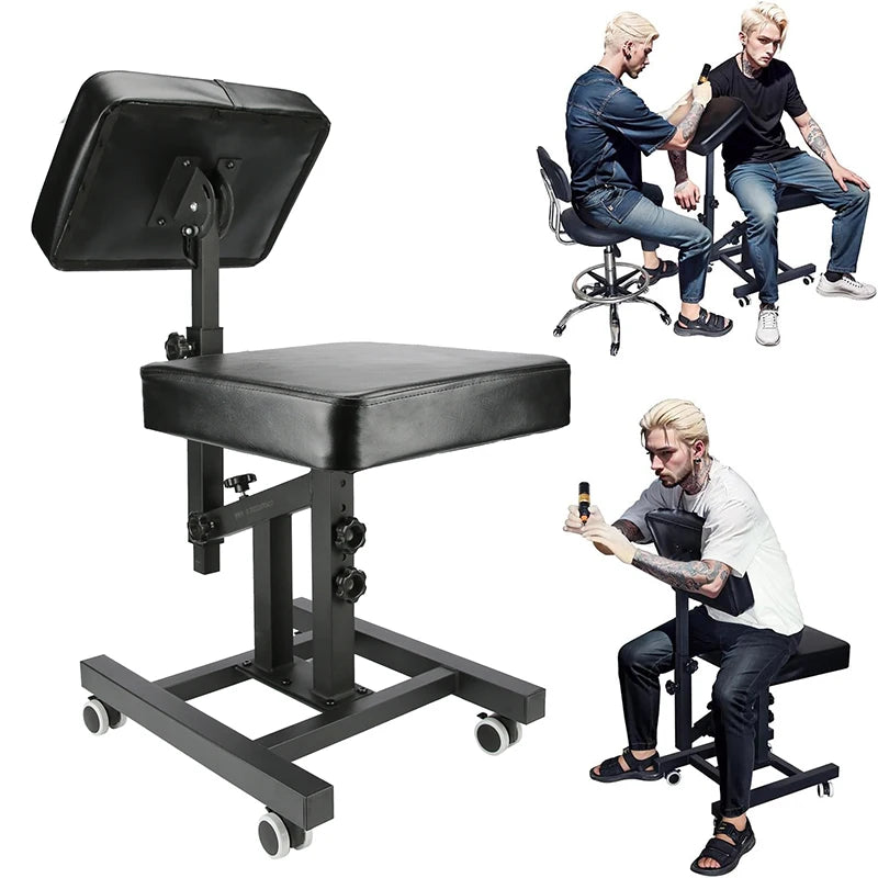 TAIDU Multi Functional Tattoo Chair Leathery Back Adjust Tattoo Salon Chairs Steel Frame Lift Tattoo Bench For Tattoo Artist