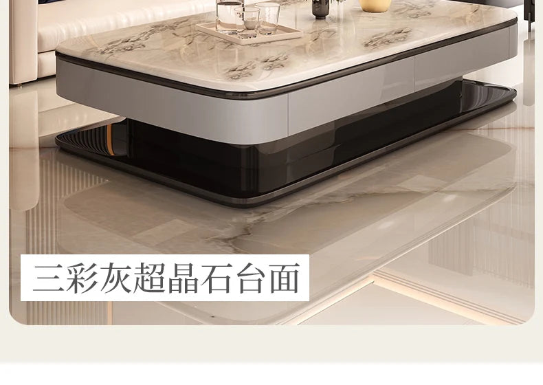 Design Simple Coffee Table Clear Italian Hardcover Floor Coffee Table Glam Unique Wohnzimmer Tisch Home Furniture Accessories