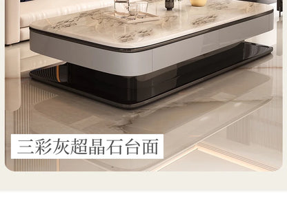 Design Simple Coffee Table Clear Italian Hardcover Floor Coffee Table Glam Unique Wohnzimmer Tisch Home Furniture Accessories