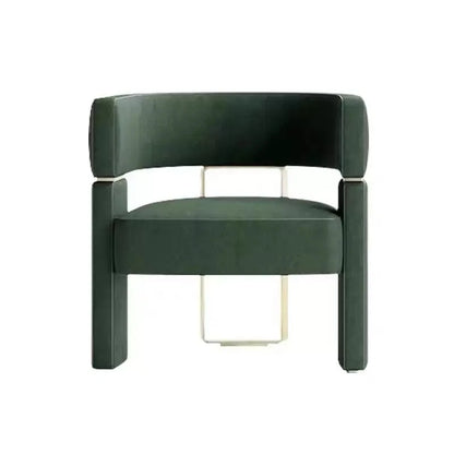 Modern simple fabric negotiation leisure sofa chair designer single  Internet celebrity  Nordic metal leisure chair
