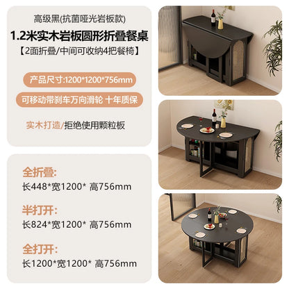 Waterproof Chair Dining Table Breakfast Modern Chair Side Dining Table Space Savers Round Set Sala Da Pranzo Home Furnitures