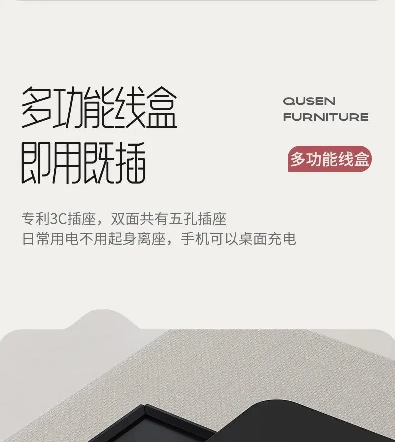 Simple and light luxury office desk and chair combination President's table Manager table Large desk office