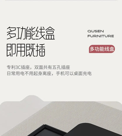 Simple and light luxury office desk and chair combination President's table Manager table Large desk office