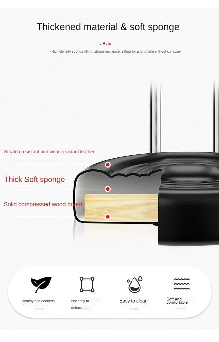 Beauty Stool,Hair Salon,Rotating Lift,Hair Salon Chair,Pulley,Nail Art, Hair Cutting, Round Stool, Exclusively for Beauty Salons