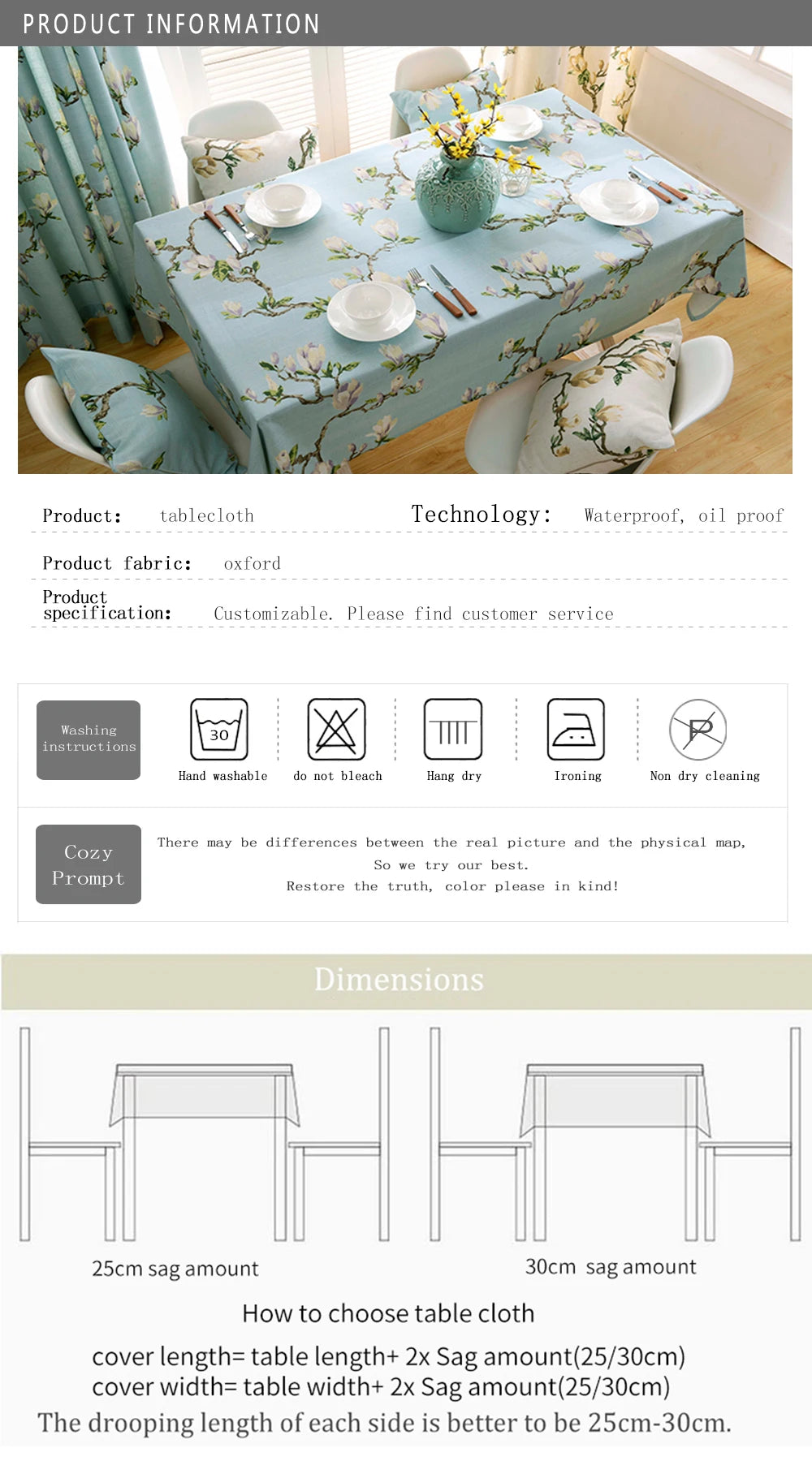 1pc Imitation Wood Grain Table Cover Retro Farm Wood Decoration Birthday Party Restaurant and Holiday Durable Stylish Tablecloth