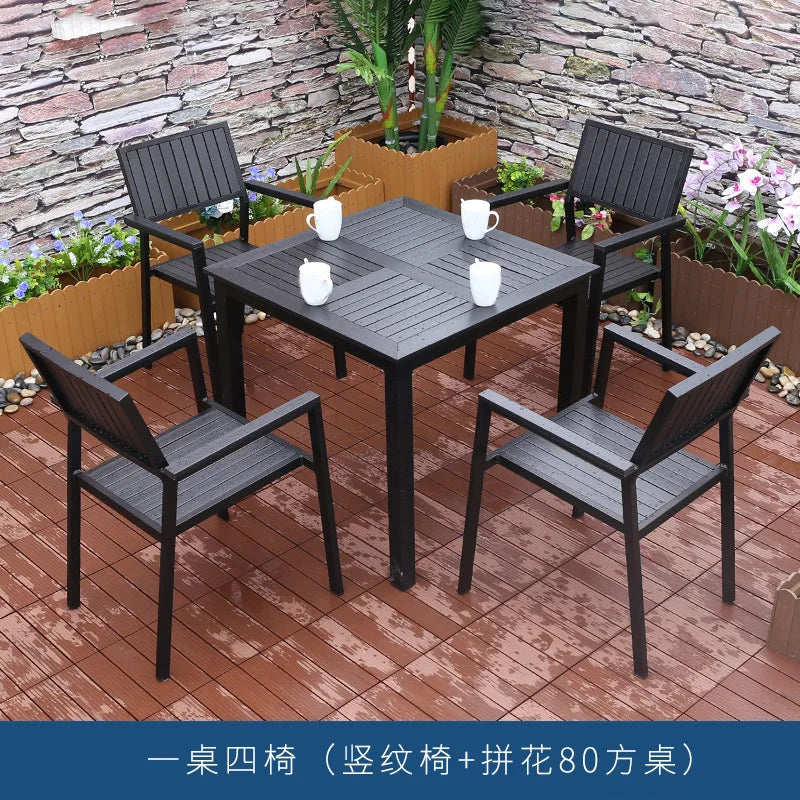 Outdoor parasol, villa cafe, milk tea shop, open-air dining bar, central column umbrella