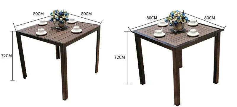 Nordic Outdoor Balcony Leisure Rattan Table and Chair Garden Furniture Sets Rattan Garden Table and Chair Outdoor Furniture Sets