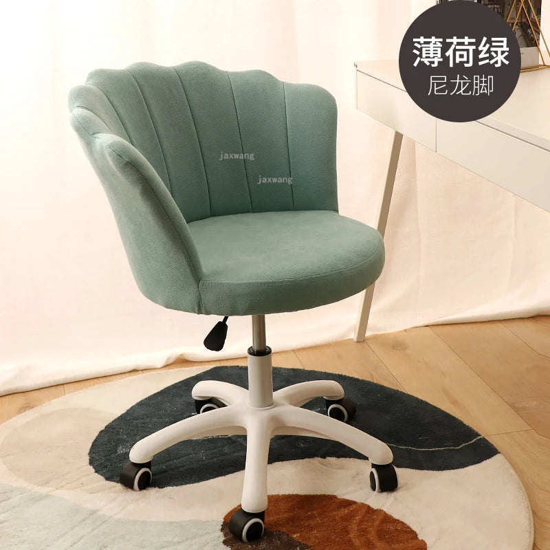 Nordic Leisure Backrest Computer Chair Luxury Bedroom Armchair Modern Office Chair Living Room Furniture Swivel Chair L K