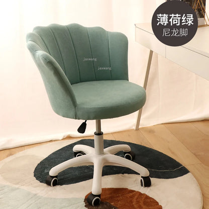 Nordic Leisure Backrest Computer Chair Luxury Bedroom Armchair Modern Office Chair Living Room Furniture Swivel Chair L K