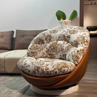 Italian Minimalist Single Person Rotating Living Room Balcony Lazy Sofa Designer Lounge Chair Casual Modern Minimalist Kanepe