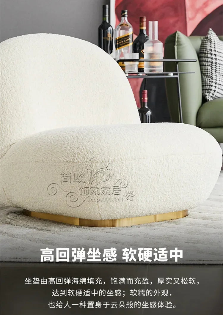 Throne Living Room Sofas Minimalist Curved Nordic Luxury Lazy Sofa Aesthetic Double Princess Muebles Entrance Hall Furniture