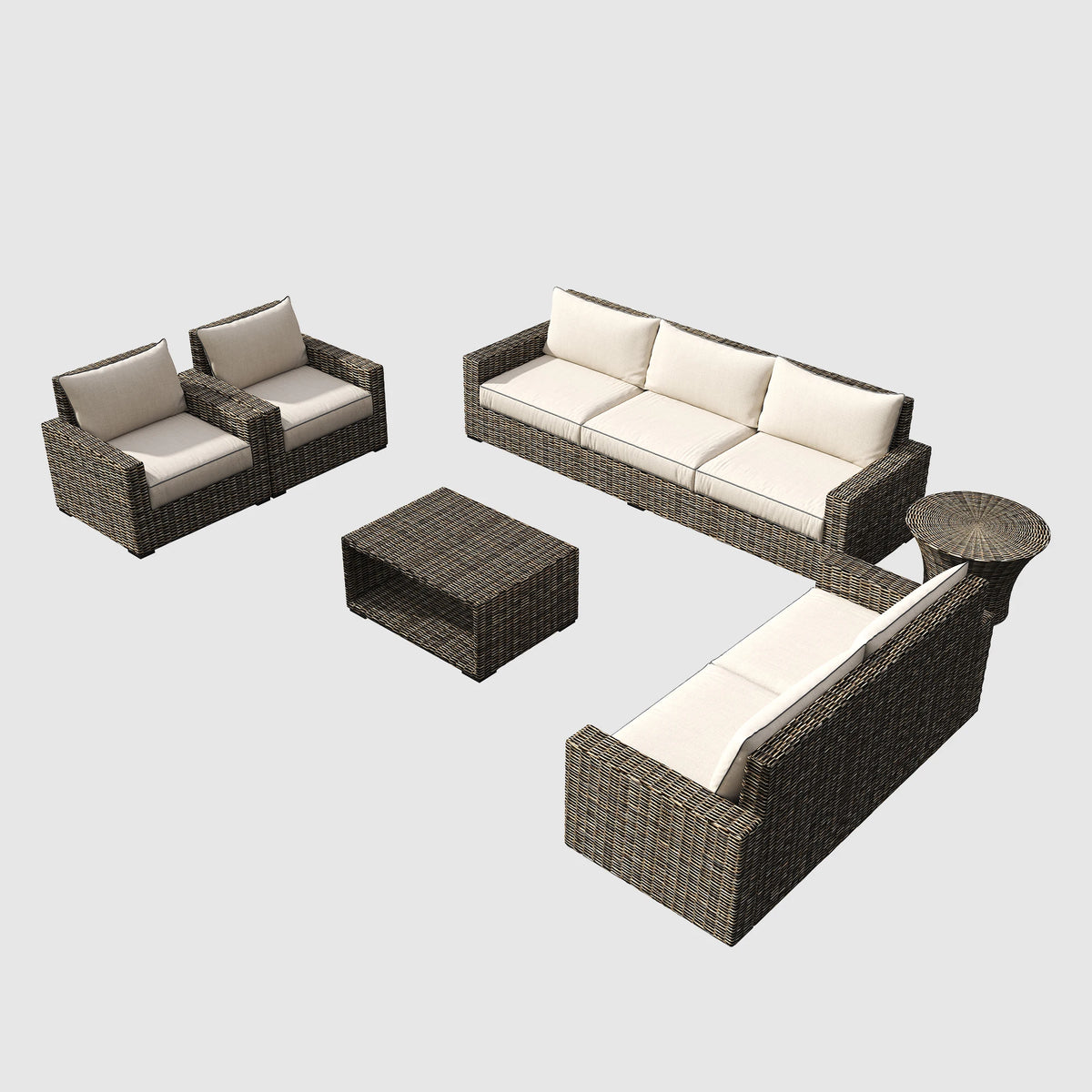 High Quality Wicker Patio Furniture  Rattan Garden Sofa Garden Furniture Set