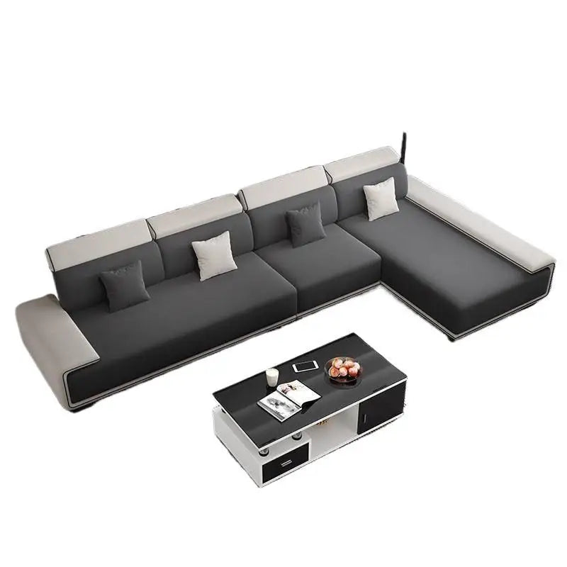 Nordic technology fabric sofa, concubine light luxury and simple
