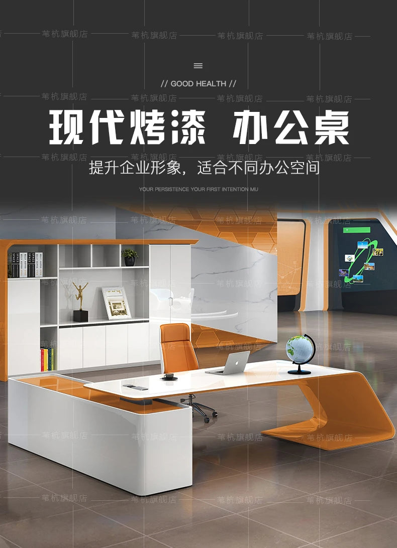 Luxury Conference Office Desk Organizer Standing Modern Customized Computer Desks Reception Cute Escritorio Oficina Furniture
