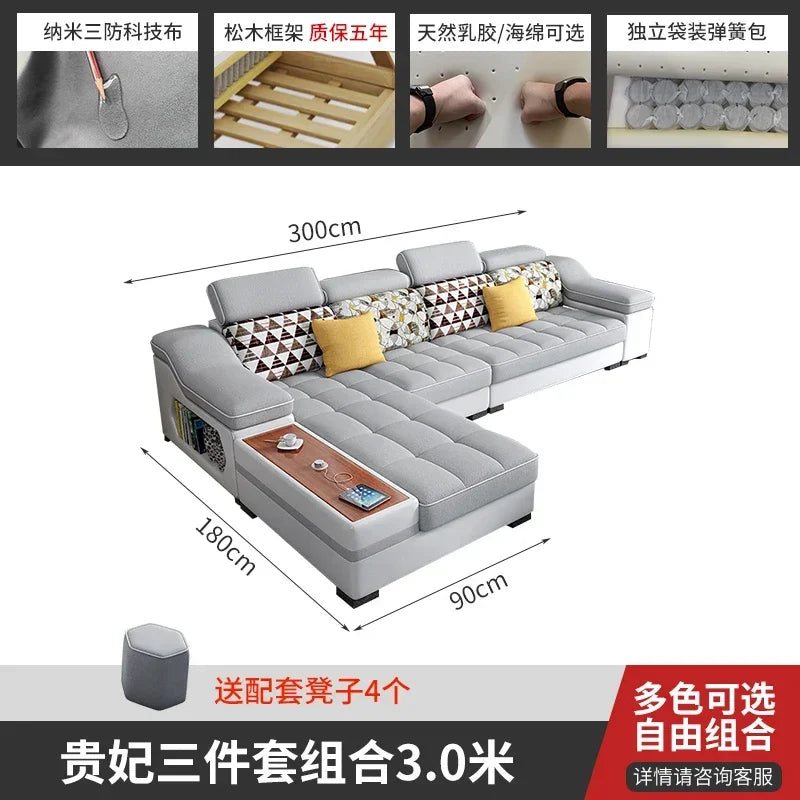 gW Modern Minimalist Living Room Sofas Sectional Lazy Nordic Leather Sofas Designer Lounge Curved Divano Lounge Suite Furniture