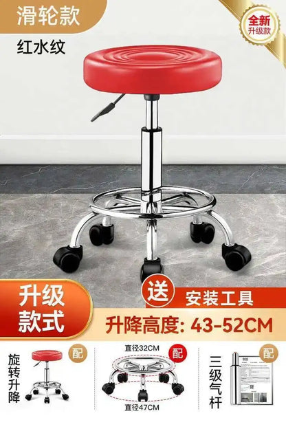 Vintage Bar Chairs Accent Modern Barber Adjustable Office Counter Bar Chairs Nordic High Taburete Silla Furniture YN50BC