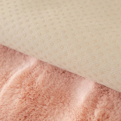 1pc Imitation Rabbit Plush Sofa Cover Winter Warm Thick Plush Soft Sofa Slipcover Pet Favorite Non-slip Protective Couch Cover